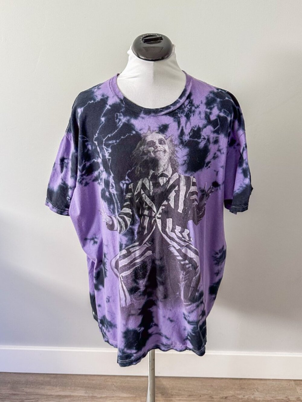 Beetlejuice Purple Tie Dye T-Shirt